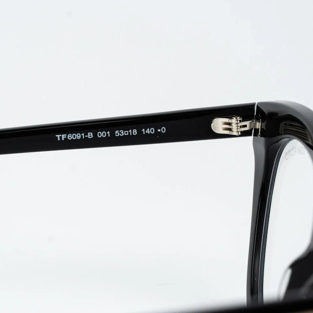 Tom Ford Women Eyeglasses Black Cat Eye FT6091-B 001 NEW AUTHENTIC